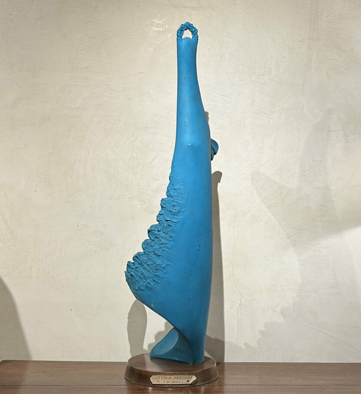 Featured image for “Renato di Bosso “Vittoria Marinara” sintesi plastica in alluminio dipinto”