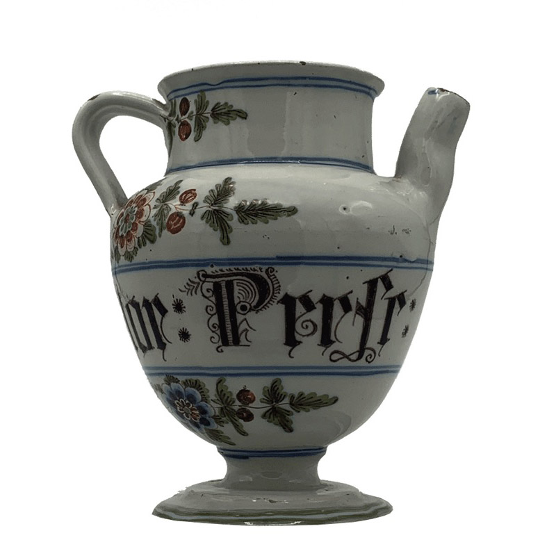 Featured image for “Bricco farmaceutico in ceramica policroma”
