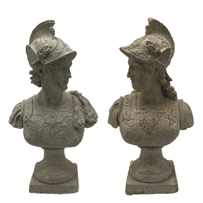 Featured image for “Pair of plaster sculptures”